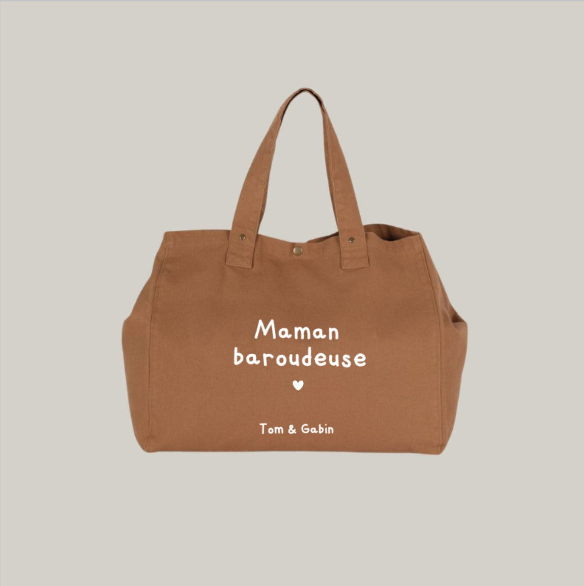 Grand sac en coton Bio - Terracotta