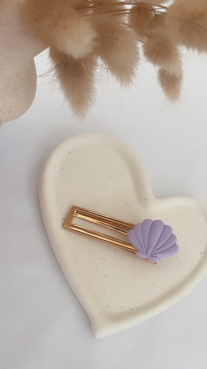 Barrette Coquillage - Lilas