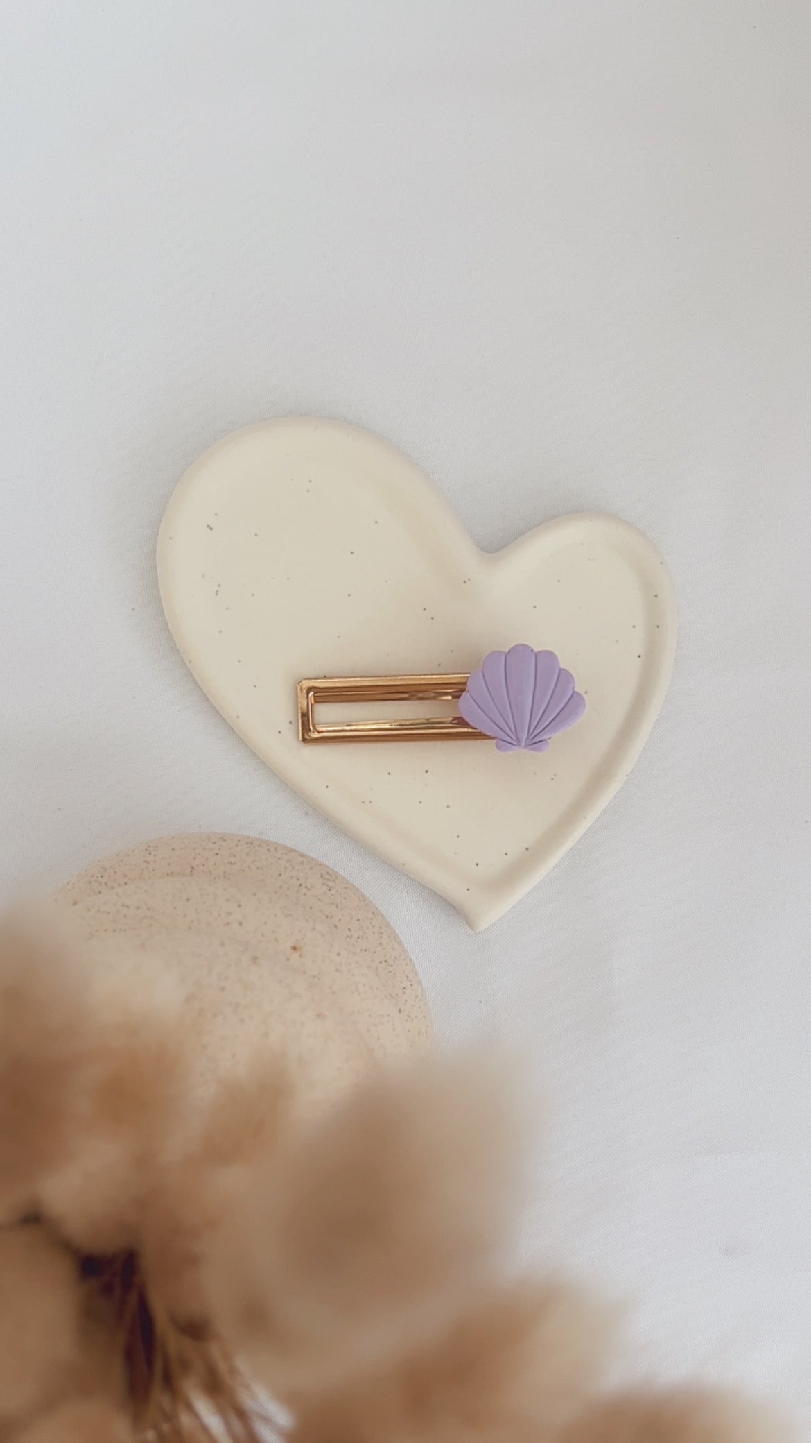 Barrette Coquillage - Lilas