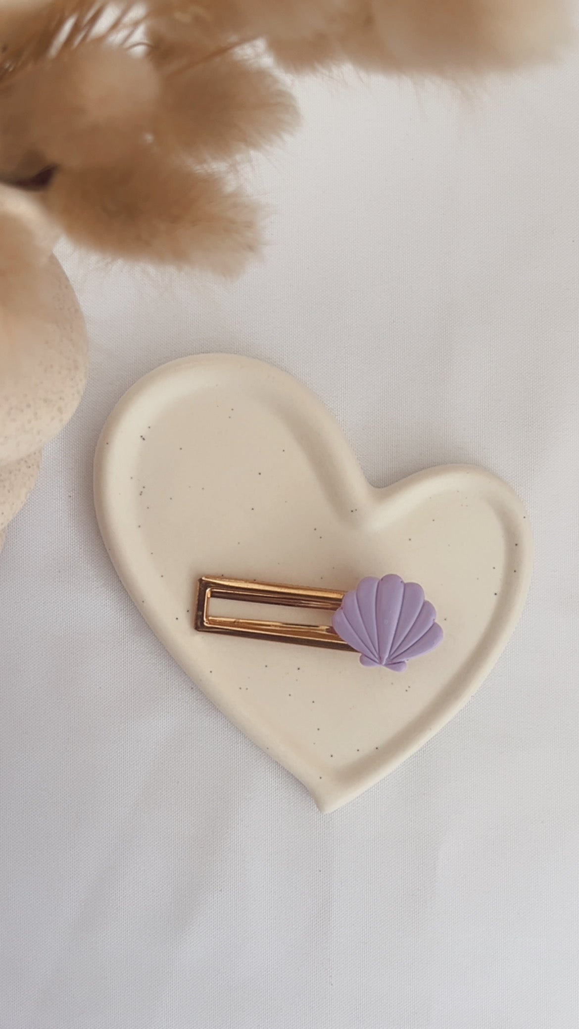 Barrette Coquillage - Lilas