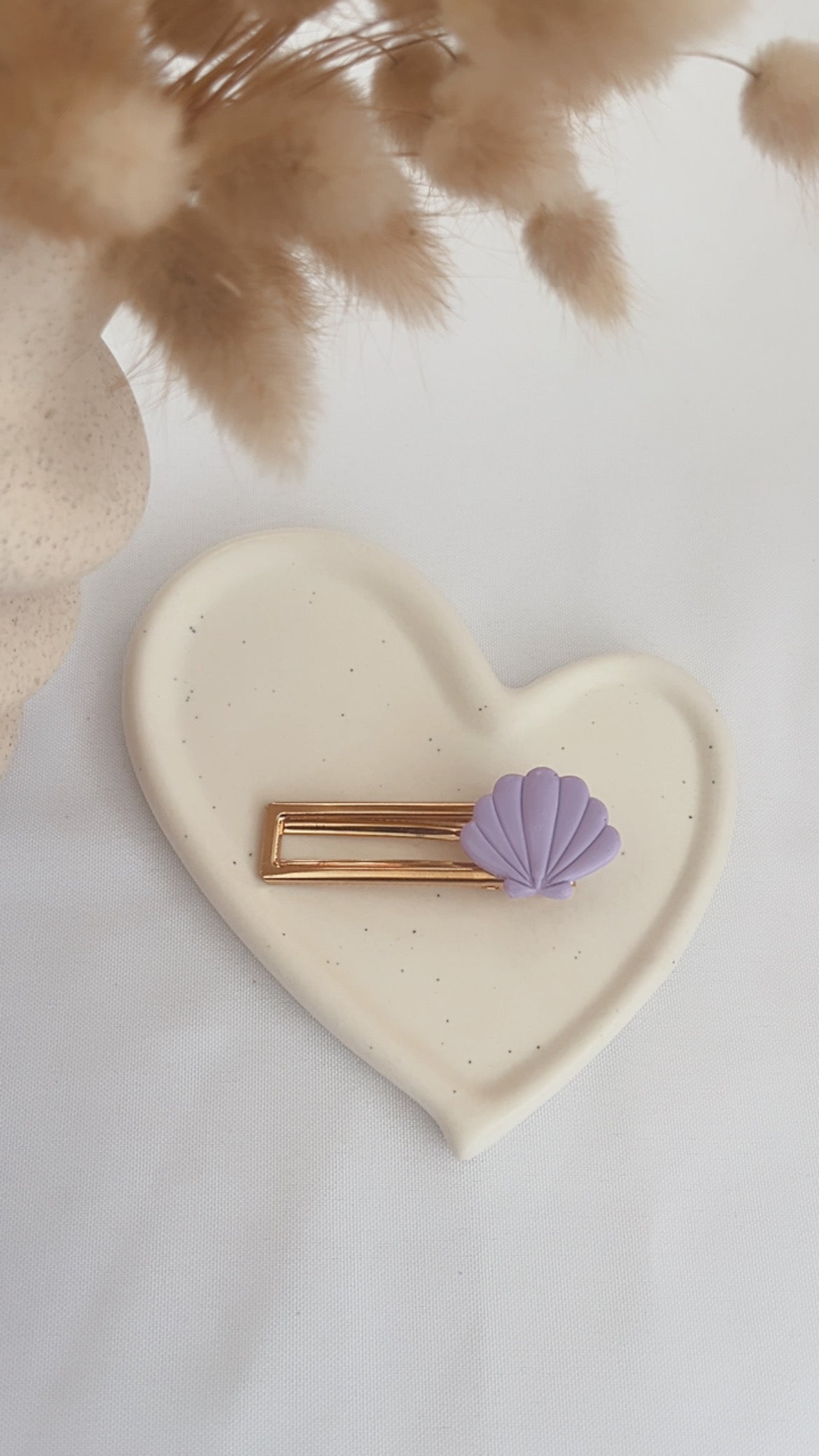 Barrette Coquillage - Lilas