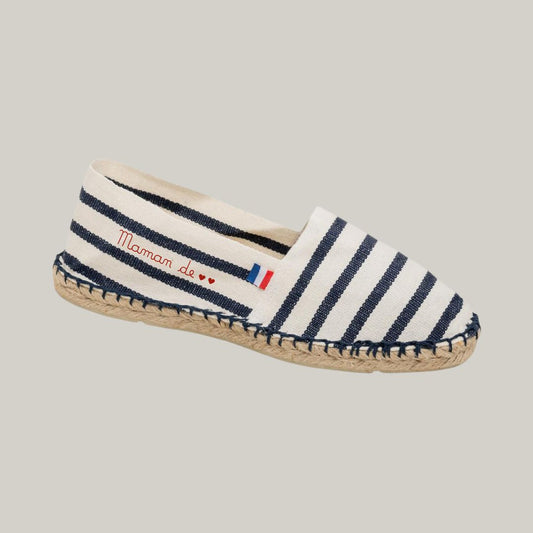 Espadrilles en coton - Marinière