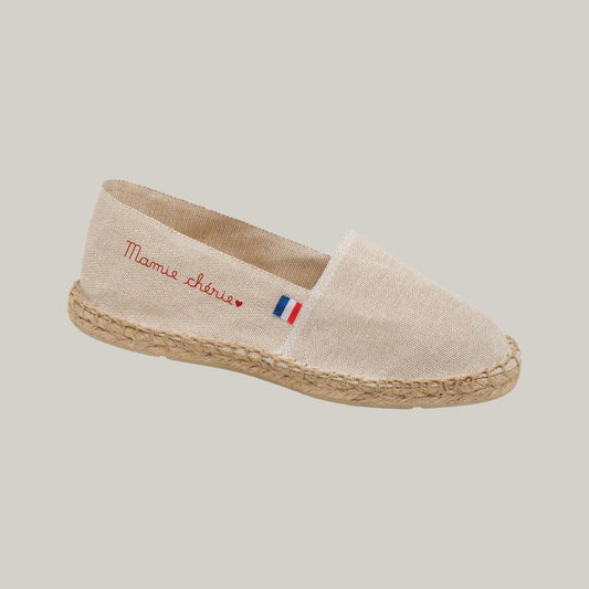 Espadrilles en coton - Ecru